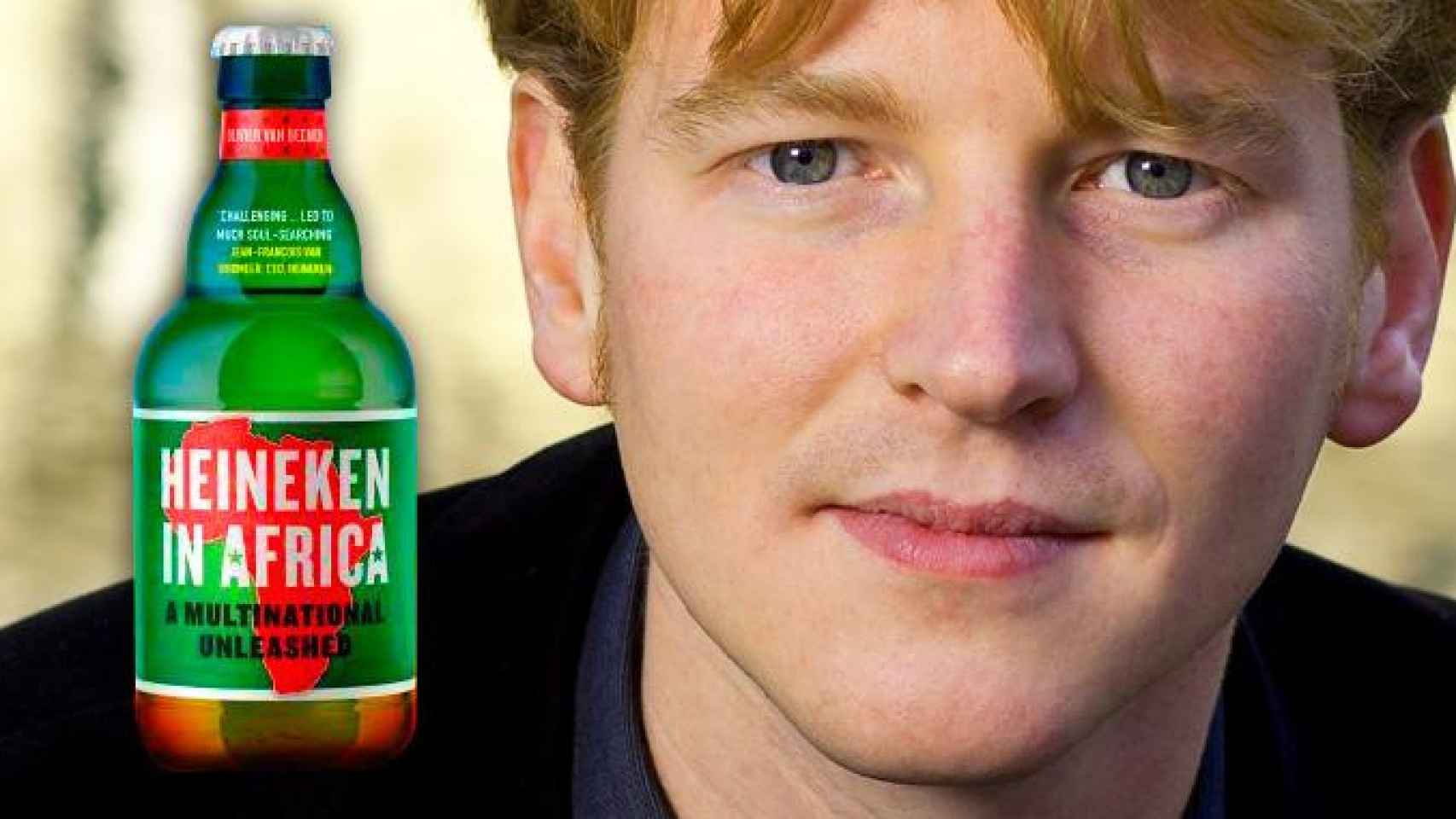 Fotomontaje del periodista que ha investigado los presuntos abusos sexuales de Heineken en África