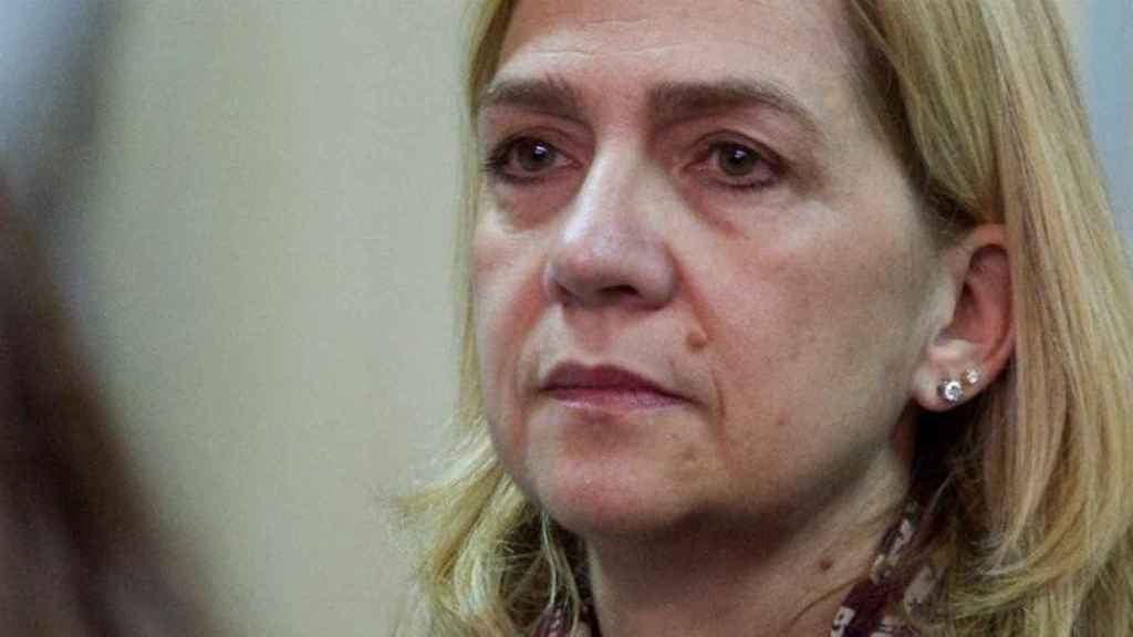 La infanta Cristina, durante una comparecencia del juicio por el 'caso Nóos'.