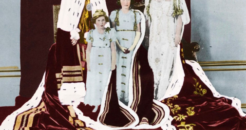 Toma de posesión del rey Jorge VI, padre de Isabel II
