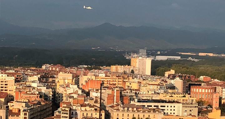 El helicóptero de la Guardia Civil, durante la operación antidroga Vassus-Monres contra la marihuana / CG