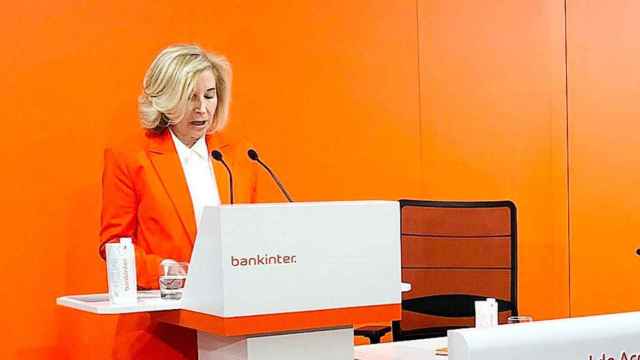 María Dolores Dancausa, consejera delegada de Bankinter, en la presentación de resultados del primer trimestre / EP
