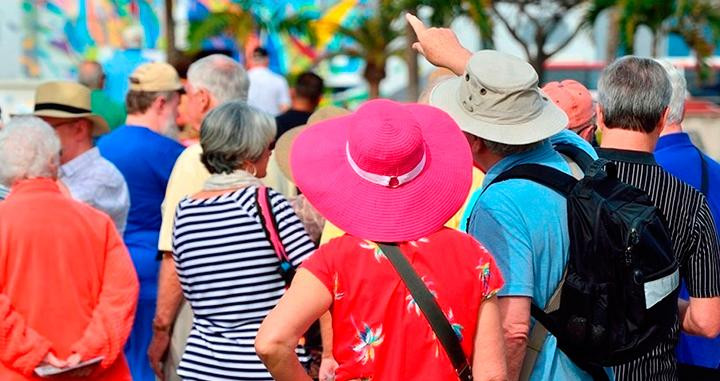 Jubilados en un viaje de la Imserso