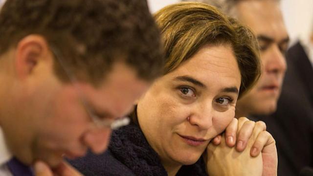 La alcaldesa de Barcelona, Ada Colau, en un acto público anterior / EFE