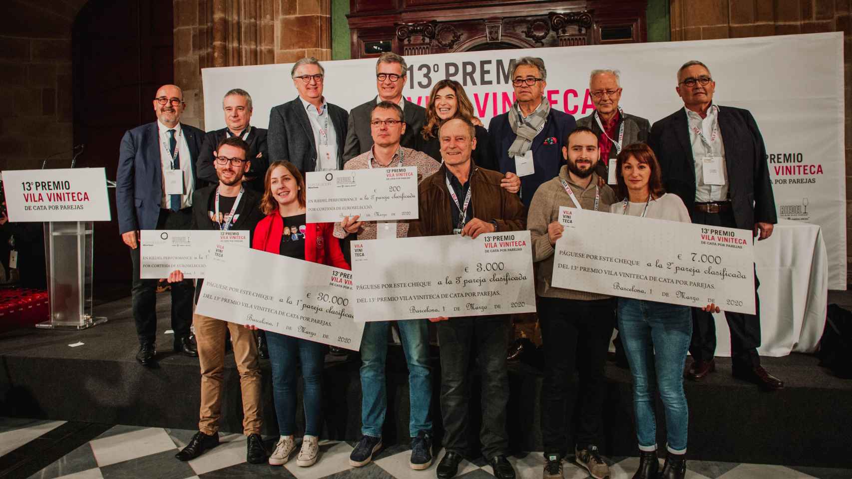 Jurado y ganadores del 13º Premio Vila Viniteca / VILA VINITECA