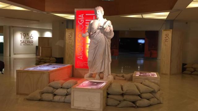 Imagen de la exposición del MAC de Barcelona sobre las obras exiliadas durante la Guerra Civil / MAC