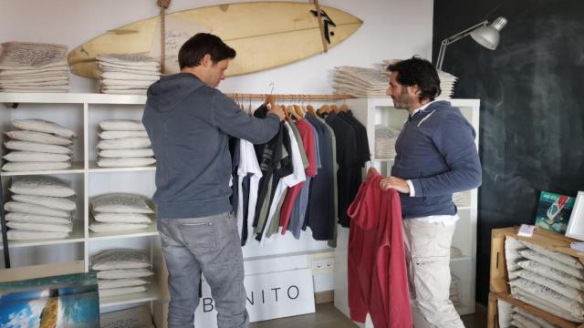 Jordi Noguera y Carlos Martín, creadores de la start-up de ropa sostenible Bonito  /CG