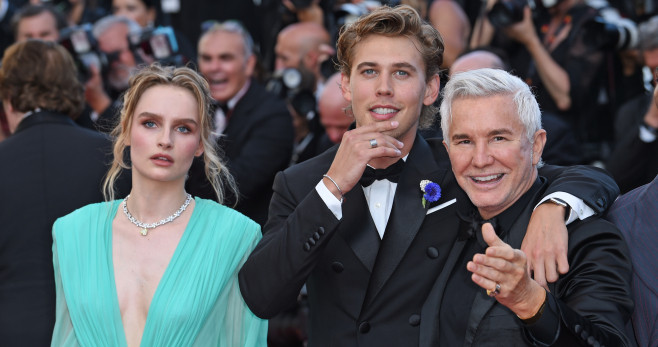 Olivia DeJonge, Austin Butler y Baz Luhrmann en Cannes / EP