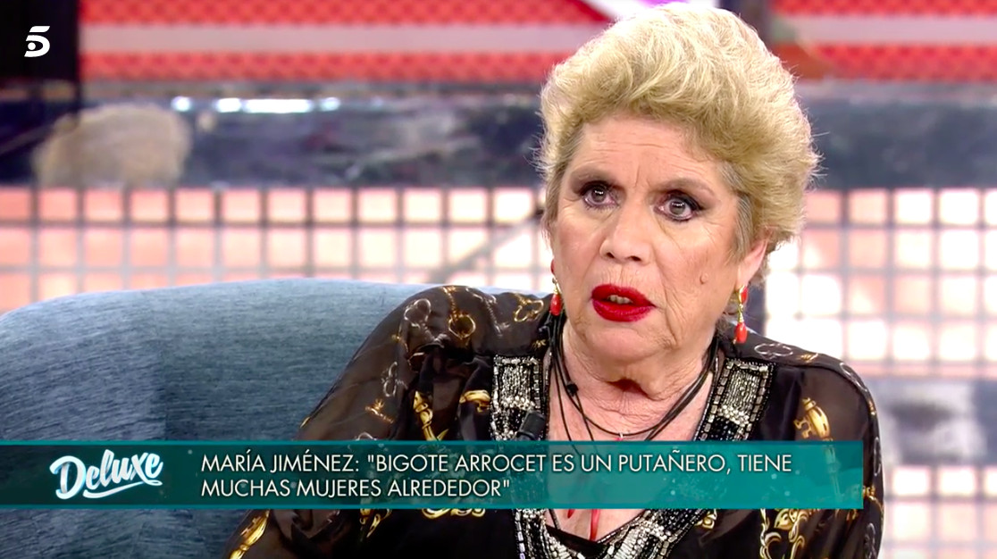 María Jiménez opina de la ruptura entre Bigote Arrocet y María Teresa Campos / MEDIASET