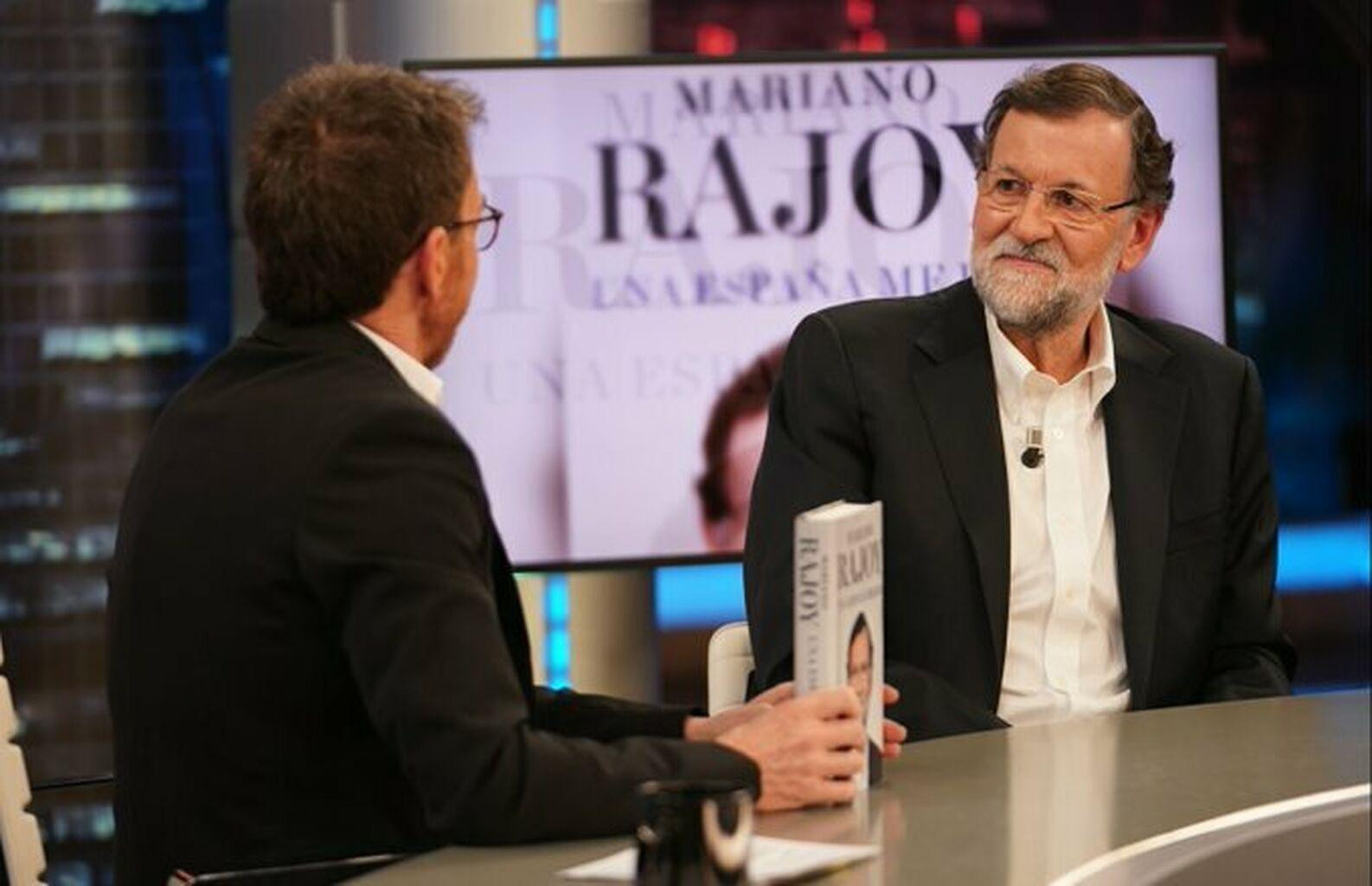 Mariano Rajoy presentando su nuevo libro en El Hormiguero / INSTAGRAM