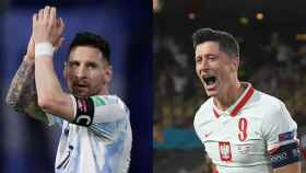 Messi y Lewandowski, capitanes de Argentina y Polonia, en un fotomontaje / Culemanía