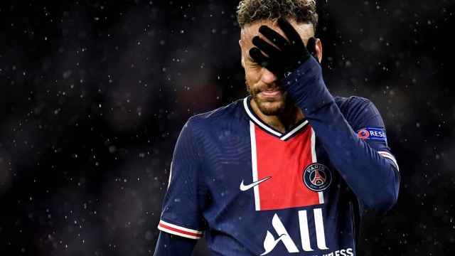 Neymar lamenta una eliminación de la Champions League