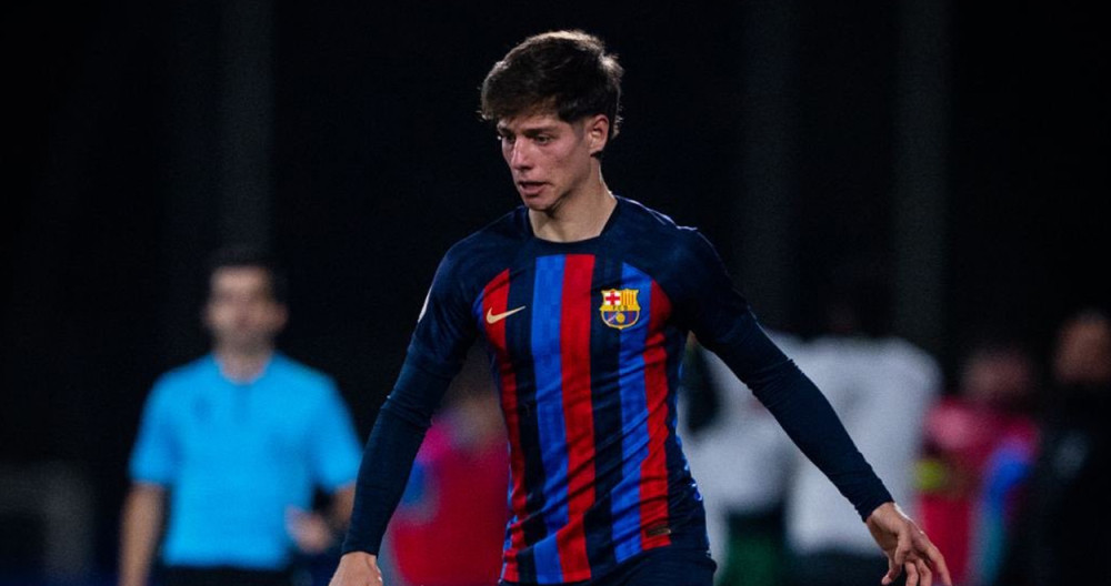 Estanis Pedrola, autor de un gol en la derrota del Barça contra el Cornellà / FCB