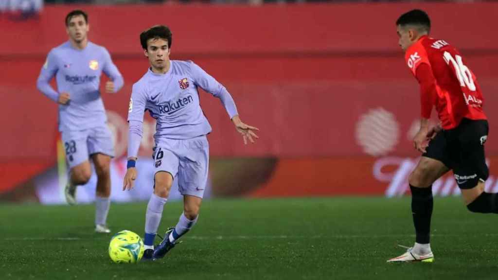 Riqui Puig, durante el Mallorca-Barça / FCB