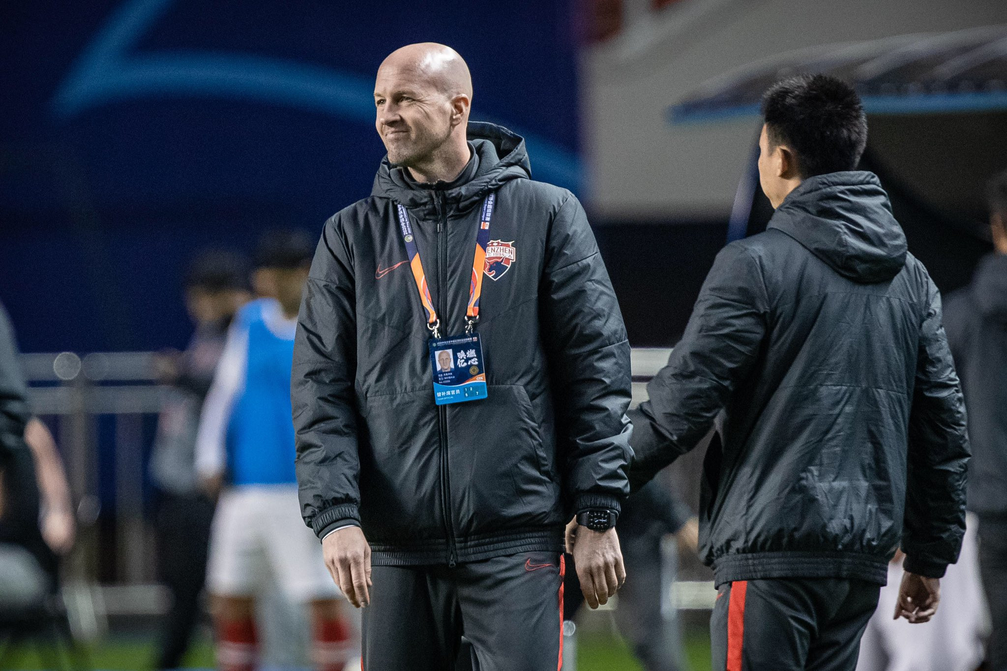 Jordi Cruyff en un partido del Shenzhen FC / Redes