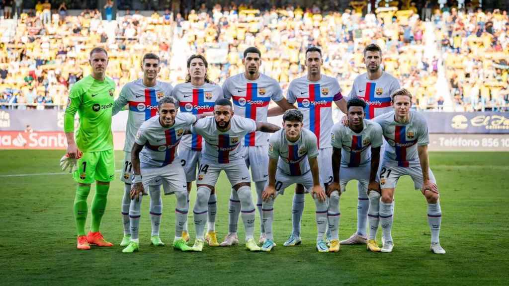 Alineación del Barça, con Gavi y De Jong en el equipo titular / FCB