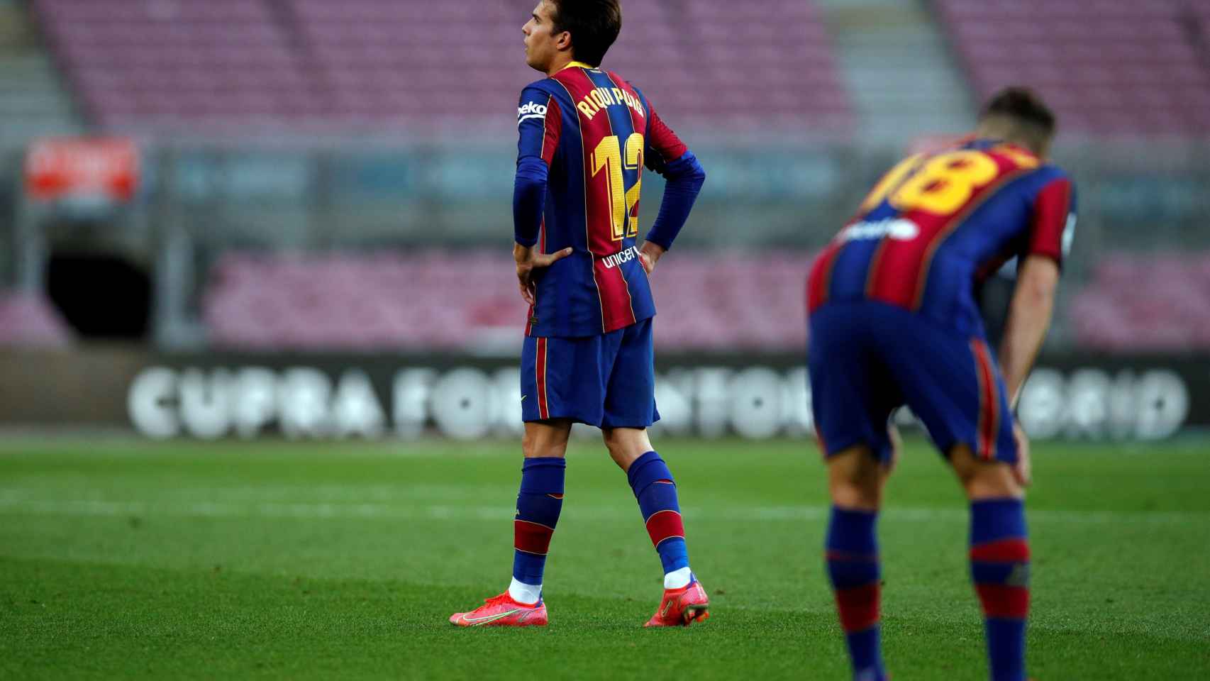 Riqui Puig, en un partido del Barça esta temporada / EFE