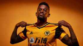 Nelson Semedo en su presentación con los Wolves / Wolverhampton