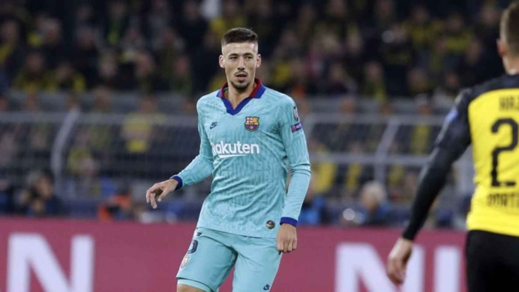 Una foto de Clément Lenglet durante el Borussia Dortmund - Barça / FCB