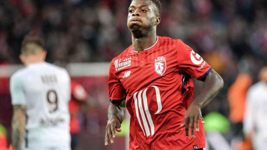 Nicolás Pepé defendiendo la camiseta del Lille OSC / EFE