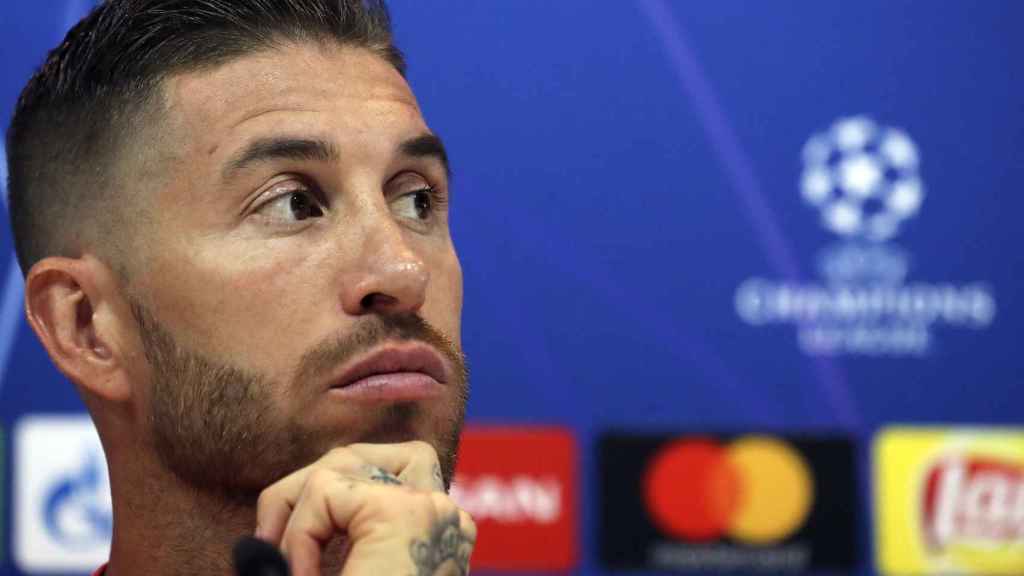 Sergio Ramos en rueda de prensa / EFE