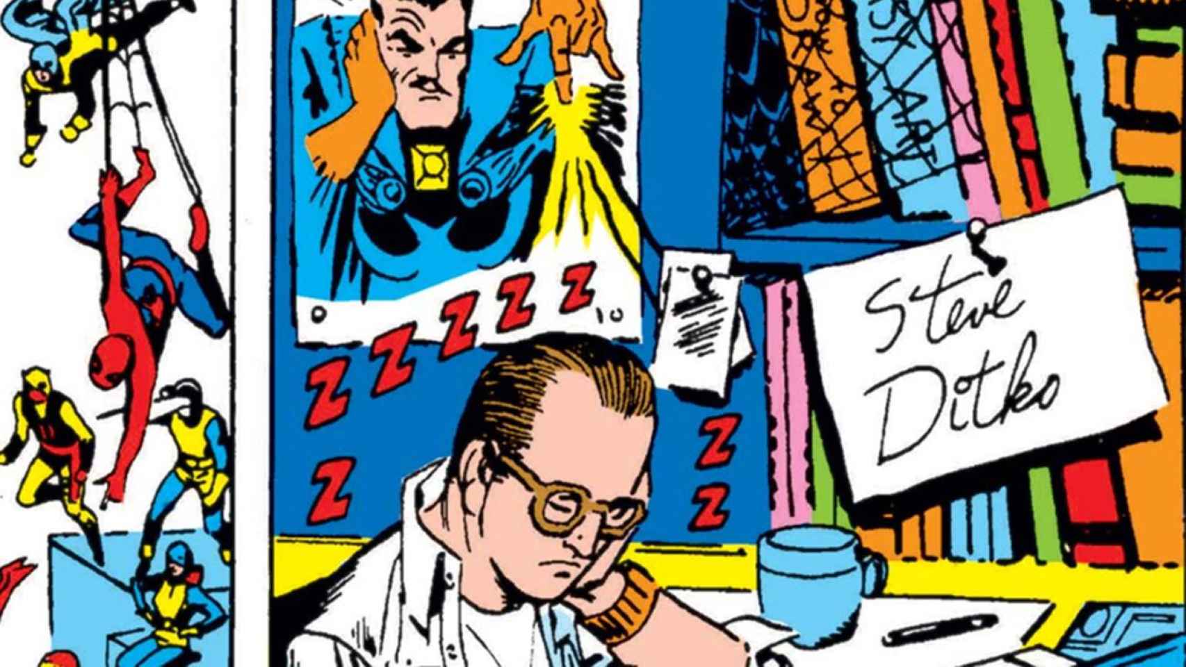 Autorretrato de Steven Ditko