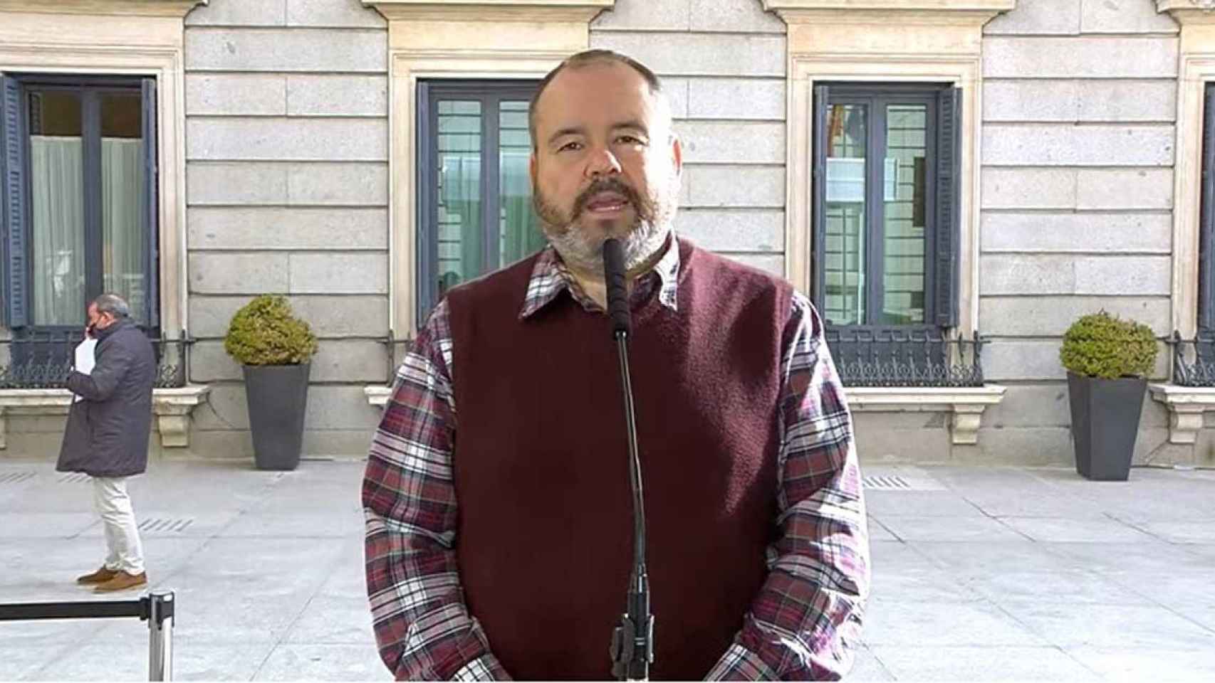 Joan Mena, portavoz de Unidas Podemos-En Comú Podem-Galicia en Común en la Comisión de Educación y Formación Profesional del Congreso / CONGRESO