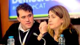 David Bonvehí, presidente del PDeCAT (formación heredera de CDC), junto a Marta Pascal, líder del Partit Nacionalista de Catalunya (PNC) / EFE