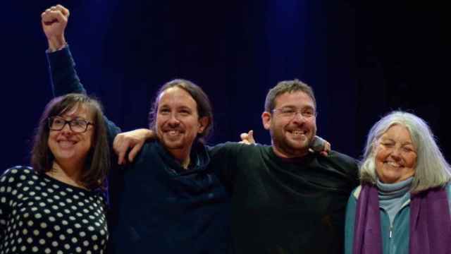 Nación charnega: Noelia Bail, Pablo Iglesias, Albano Dante Fachin y Àngels Martínez / FLICKR