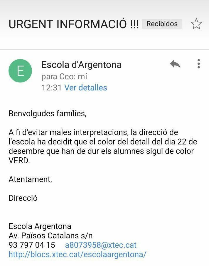 carta escuela argentona