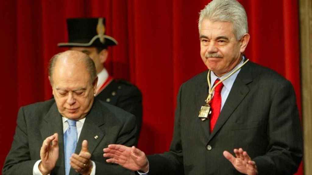 Jordi Pujol y Pasqual Maragall, quien durante años representó el contrapoder metropolitano