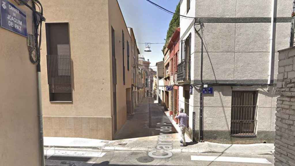 Calle Joaquim de Paz, en la que el hombre ha sido apuñalado  / MAPS