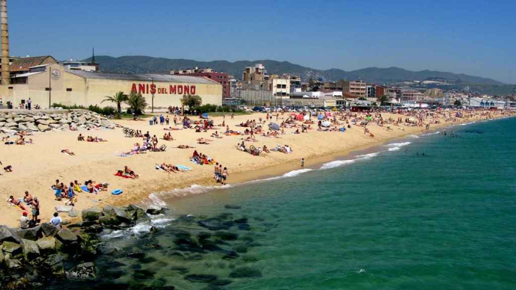 Playa de Badalona, imagen de archivo