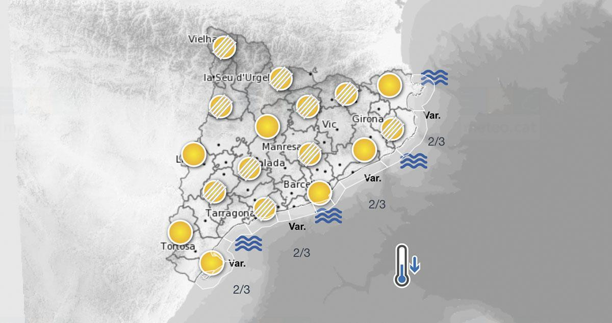 Predicción general para este 27 de septiembre en Cataluña / METEOCAT