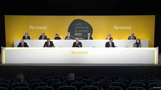 Imagen de la junta general de accionistas de Ferrovial celebrada en 2022 / EP