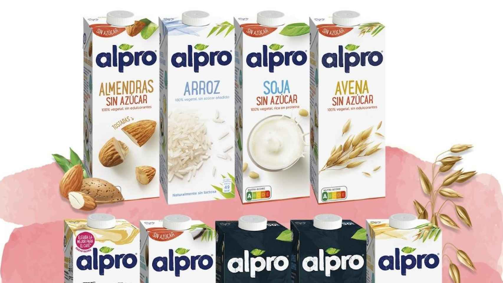 El porfolio de bebidas vegetales de Alpro / DANONE