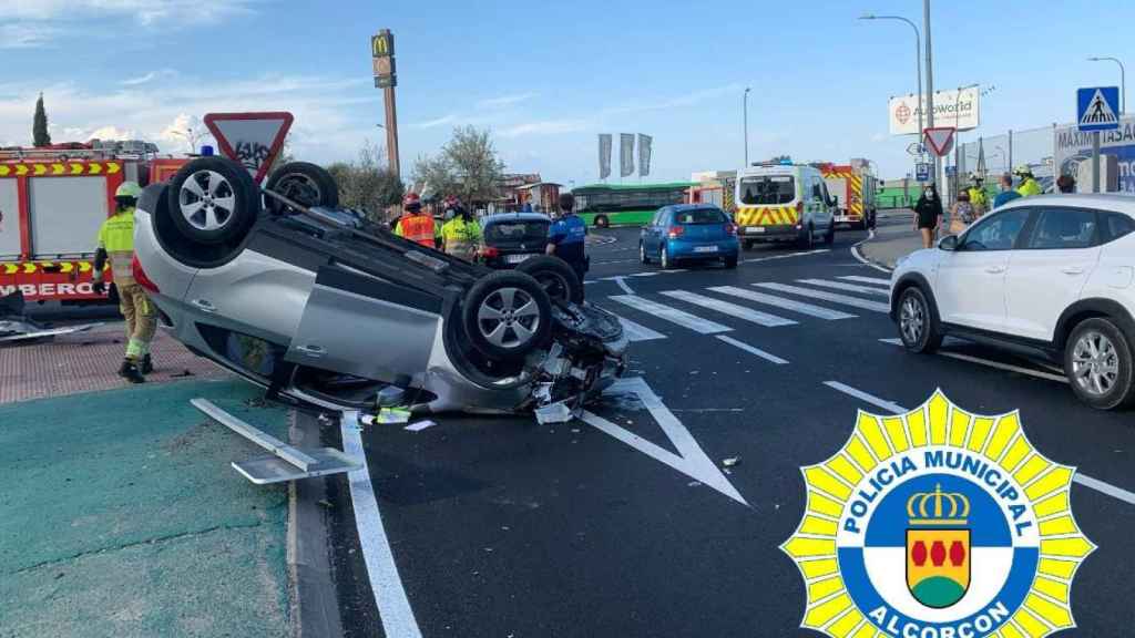 Rescatan de un accidente en Madrid a un actor que quintuplicaba la taxa de alcohol permitida /TWITTER