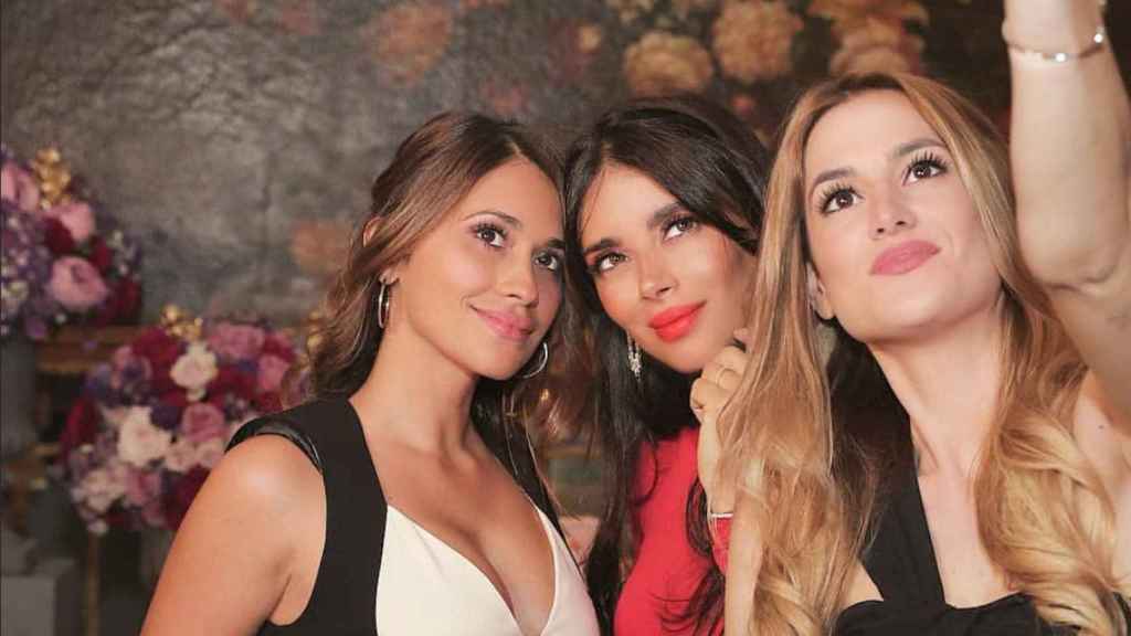 Antonella Roccuzzo, Elena Galera y Daniella Semaan