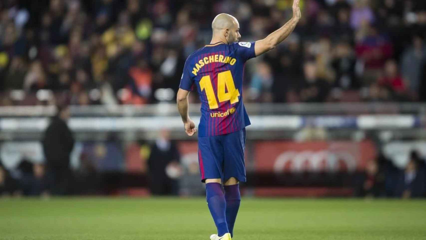 Mascherano, en un partido del Barça | EFE