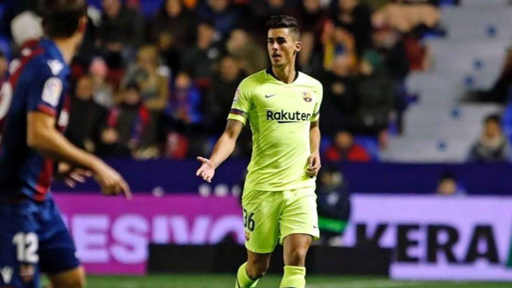 Chumi, en el partido de Copa ante el Levante / INSTAGRAM