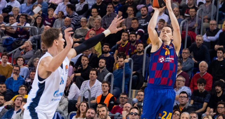 Kyle Kuric contra el Zenit / FCB