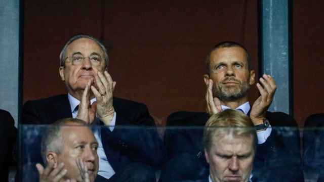 Florentino Pérez y Aleksander Ceferin, enfrentados por la Superliga / REDES