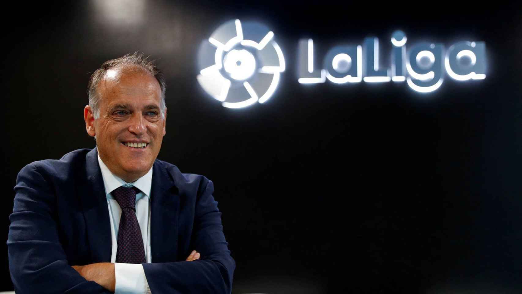 Javier Tebas, presidente de la Liga, en una imagen de archivo / EFE