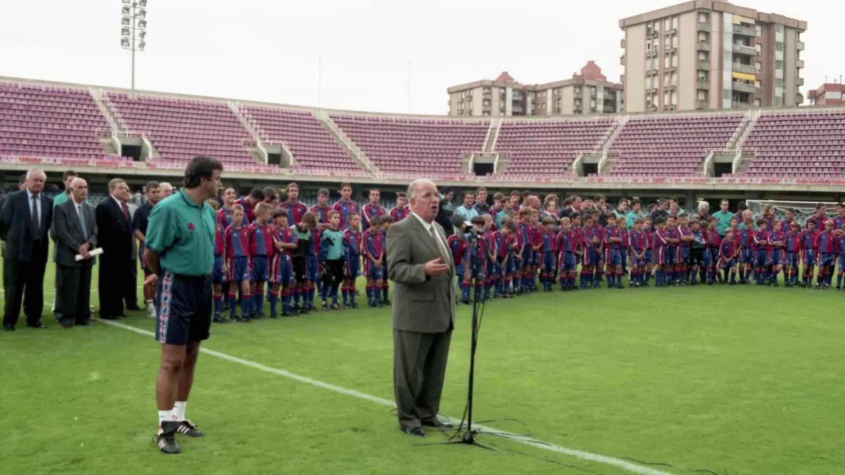 Imagen de Josep Mussons en el Miniestadi / FC Barcelona