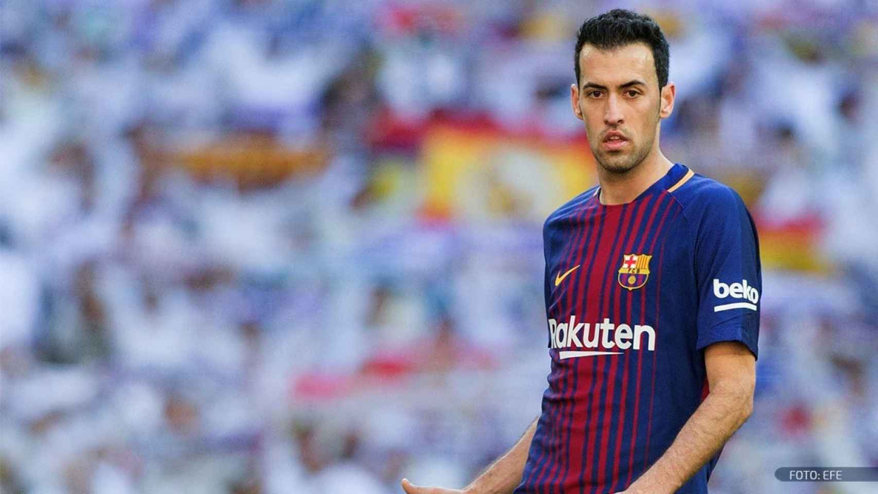 Una foto de Sergio Busquets durante un partido / EFE