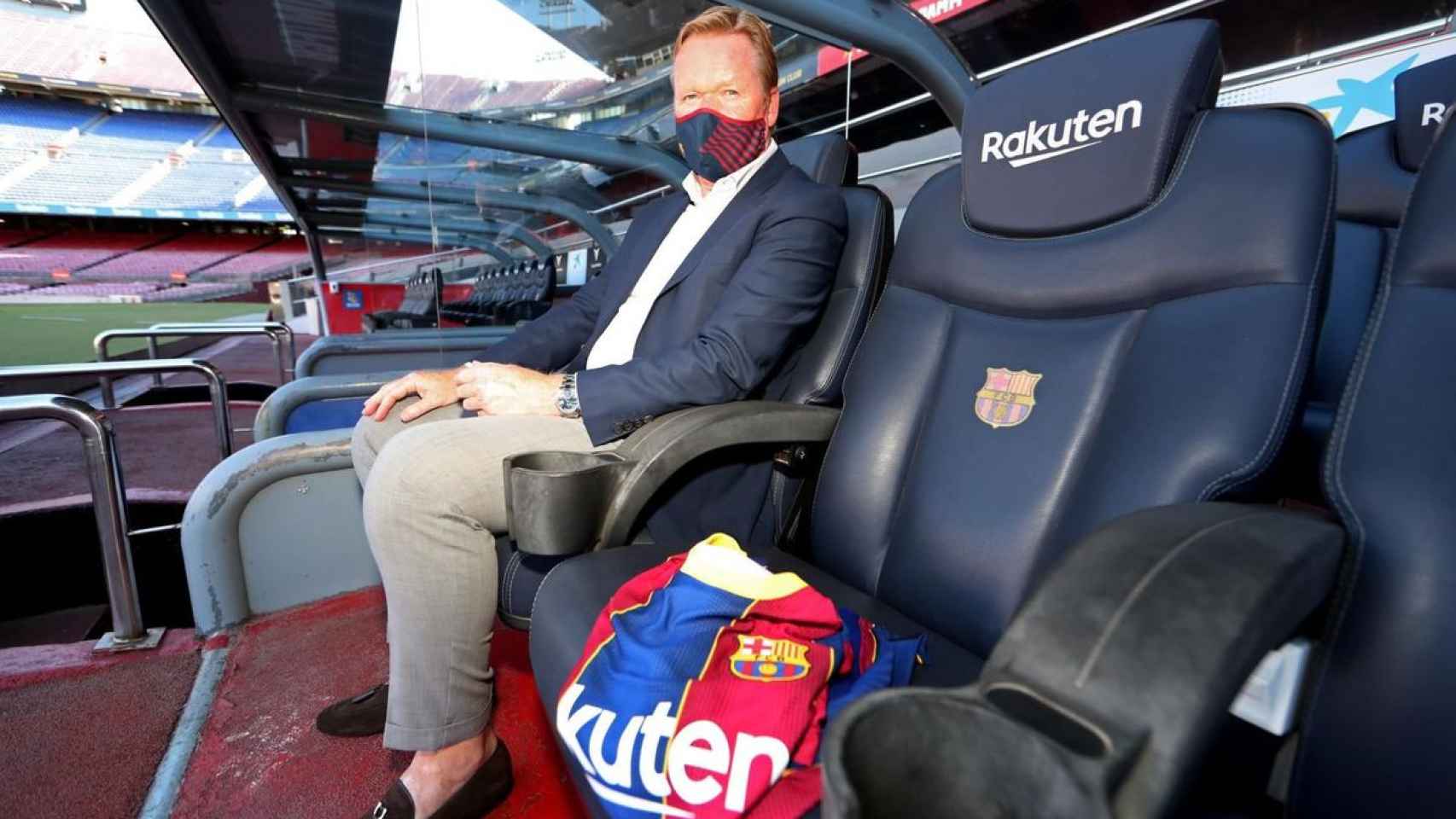 Ronald Koeman, en su presentación con el Barça | FCB