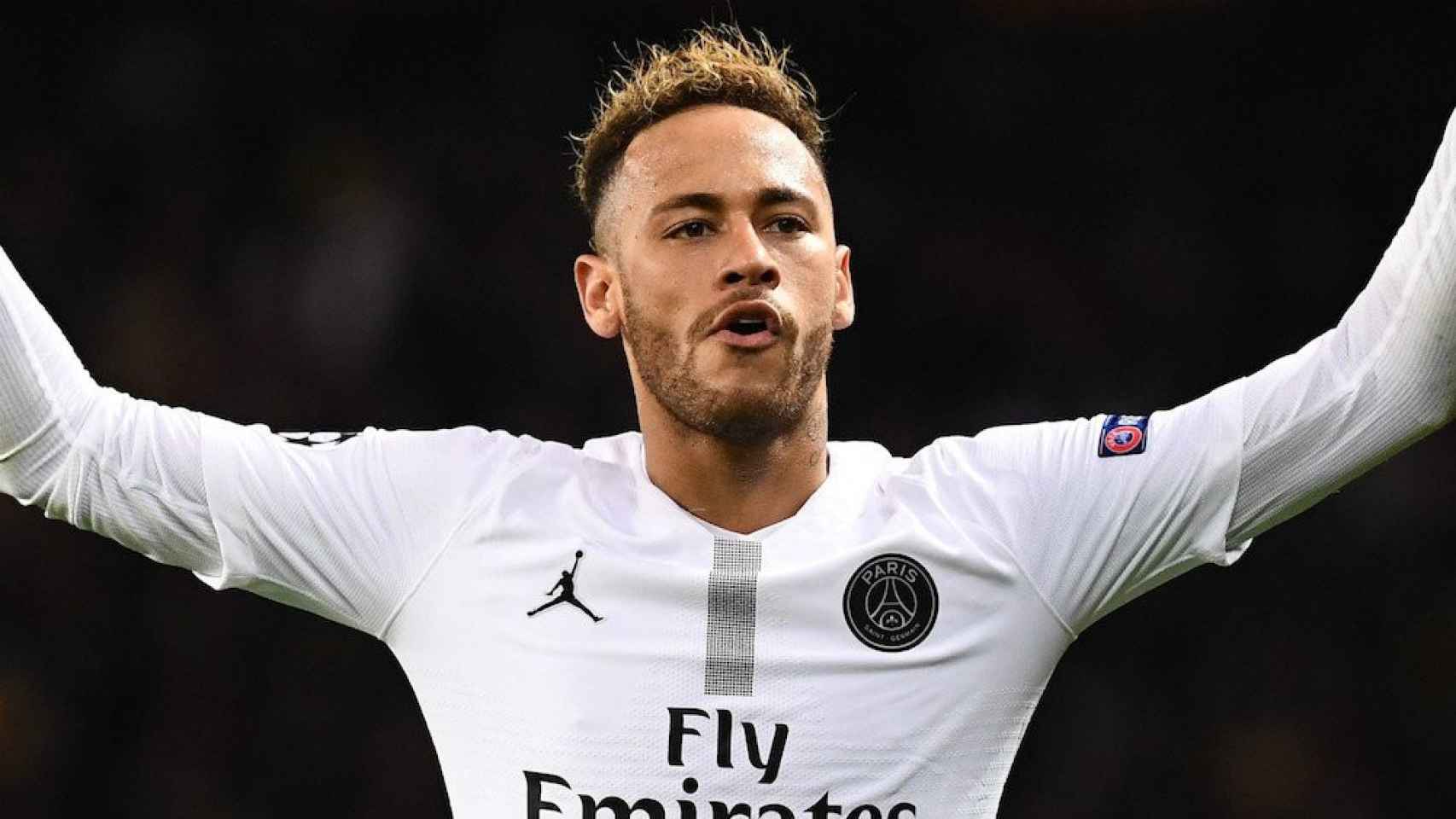 Una foto de Neymar Jr. durante un partido con el PSG / Twitter