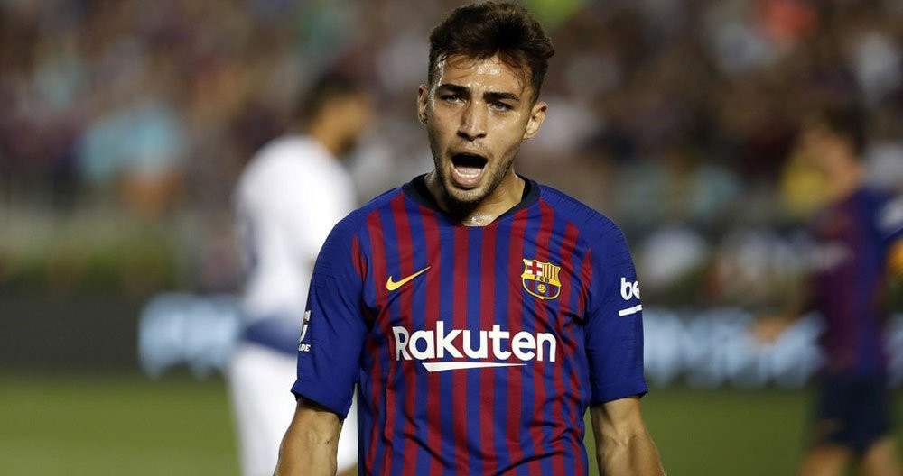 Munir El Haddadi, delantero del primer equipo del Barça / FCB