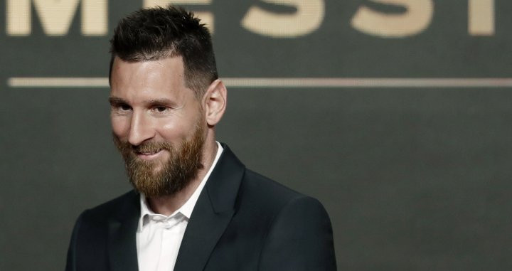 Una foto de Leo Messi, en la entrega de su sexta Bota de Oro / EFE