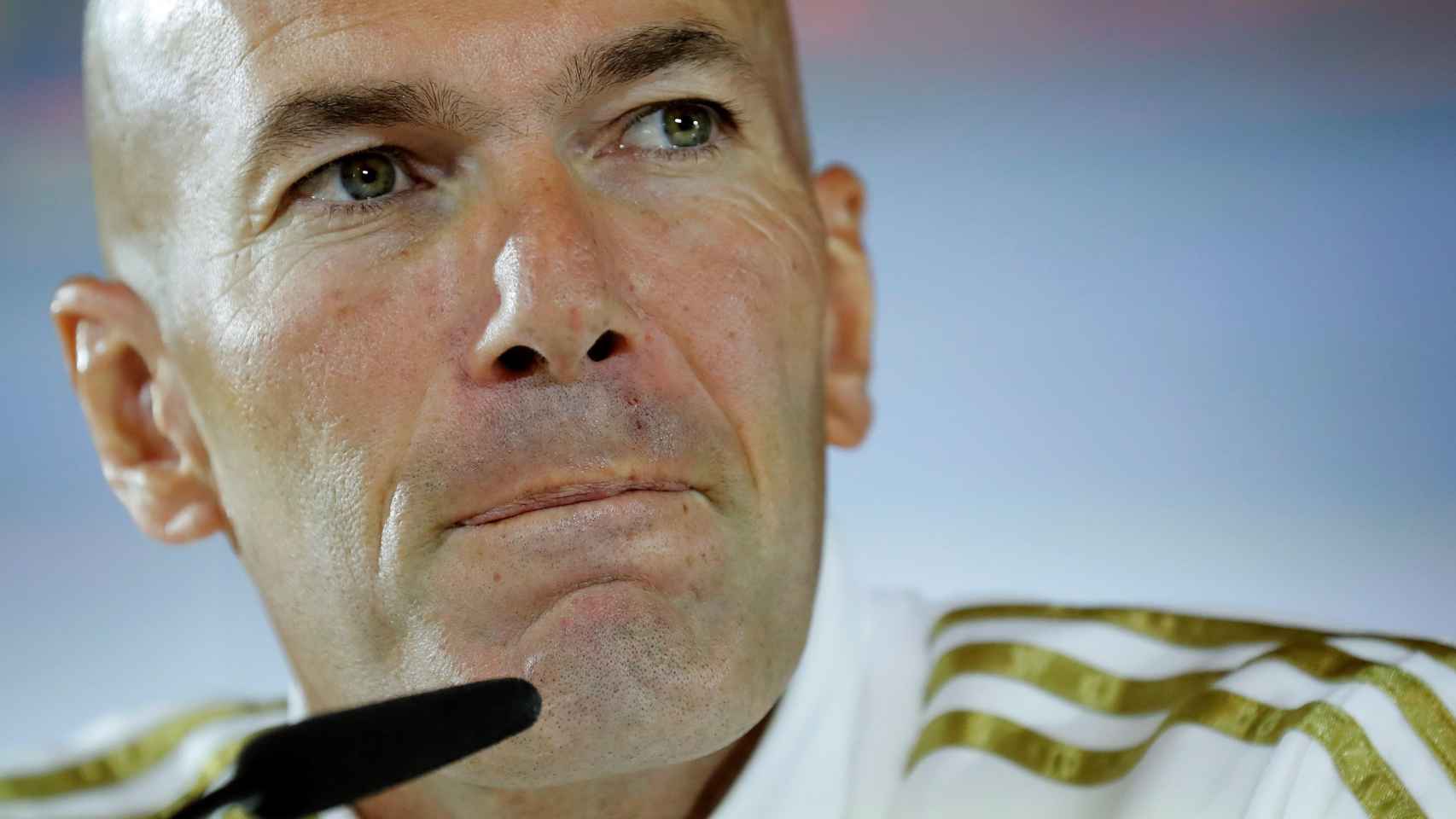 Una foto de Zinedine Zidane en rueda de prensa / EFE