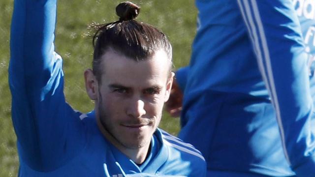 Gareth Bale durante un entrenamiento del Real Madrid / EFE